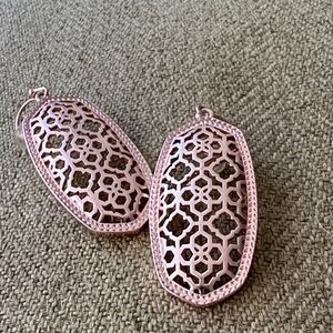 Kendra Scott Rose Gold Geometric Earrings